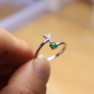 天然冰种高危翡翠蛋面戒指吊坠挂件通用精美时尚把玩配饰玉石