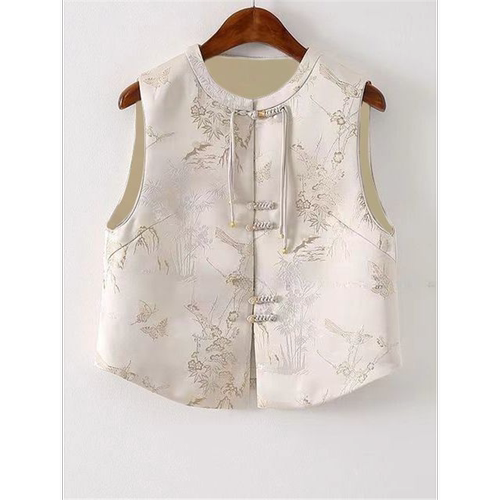 205年春款国风新中式马甲