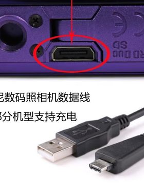适用索尼DSC-WX30 HX9 HX7 WX9 WX7  TX100 TX55相机数据线充电线