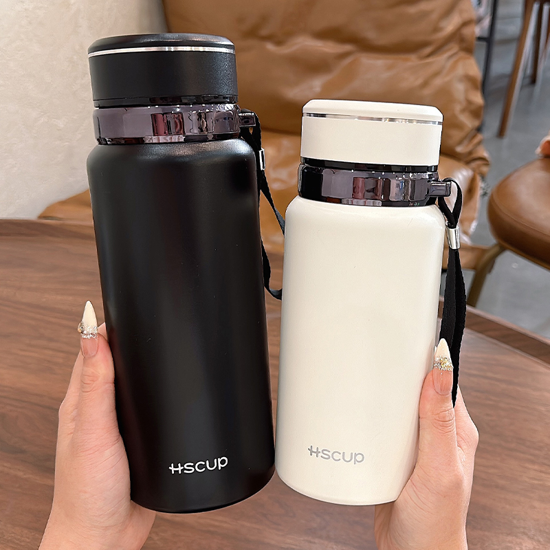 大容量保温杯316带茶隔水壶杯子