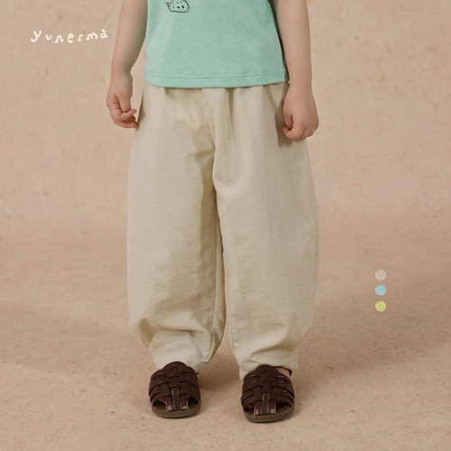 幼儿园宝宝夏季薄款速干防蚊裤