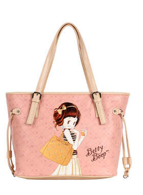 BETTY BOOP/贝蒂新款正品女包 卡通欧美时尚潮大容量手提单肩包