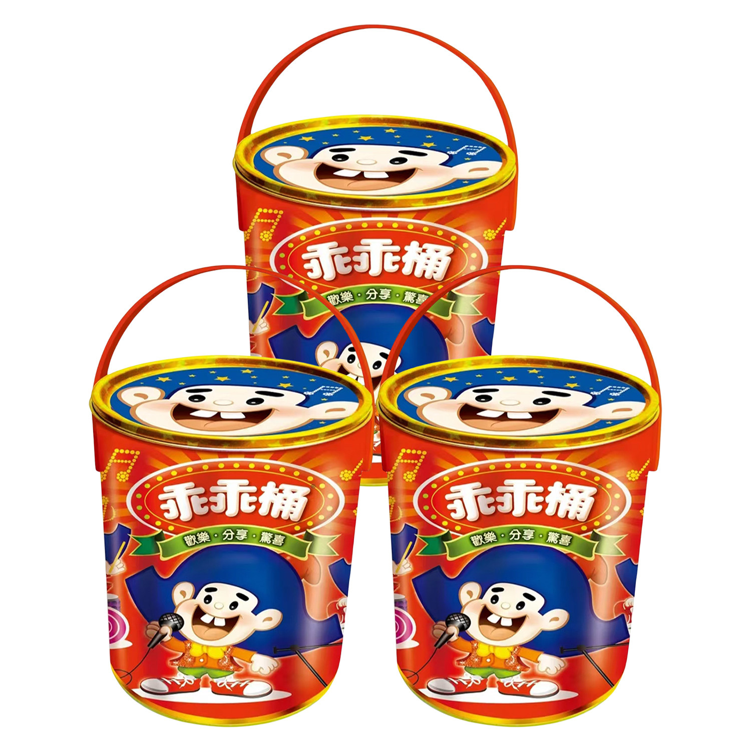 台湾原装乖乖桶软糖综合水果口味