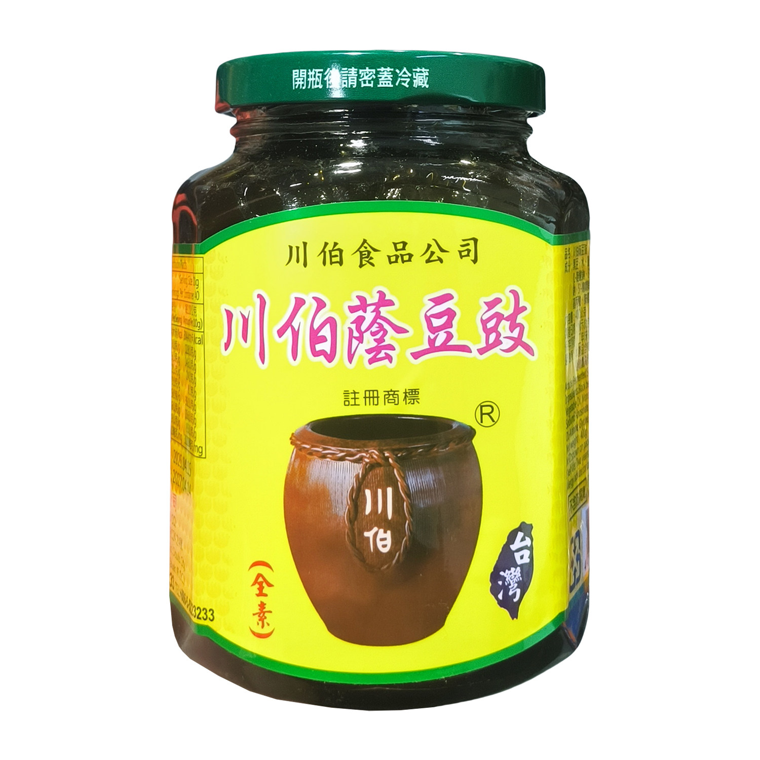 台湾川伯荫豆豉400g全素食调味料