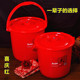结婚婚庆大红米桶喜事喜庆盛米桶防虫防潮储水箱密封50斤水桶米缸
