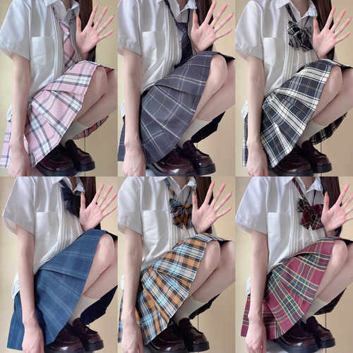 半身裙学院风短裙校供感