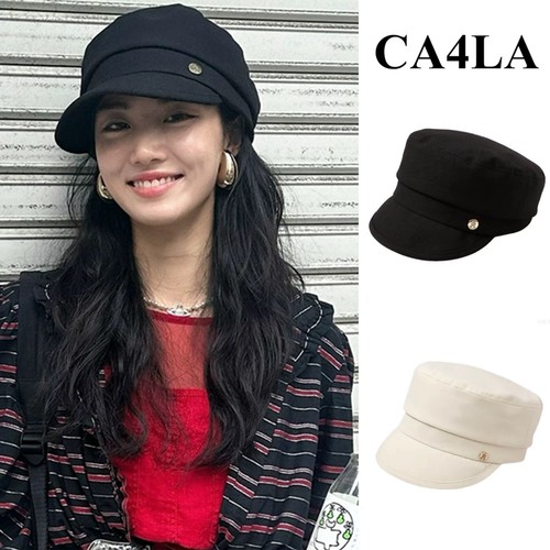 日本CA4LA蔡徐坤卢昱晓同款百搭显脸小报童帽女防晒遮阳uv鸭舌帽