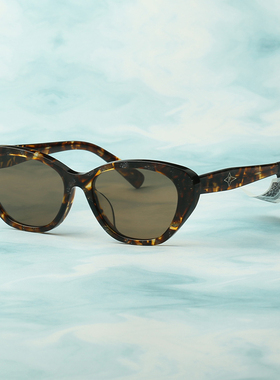 帕莎太阳镜2025新款黑色品牌猫眼眼镜帕沙墨镜女高级感小框PS3050