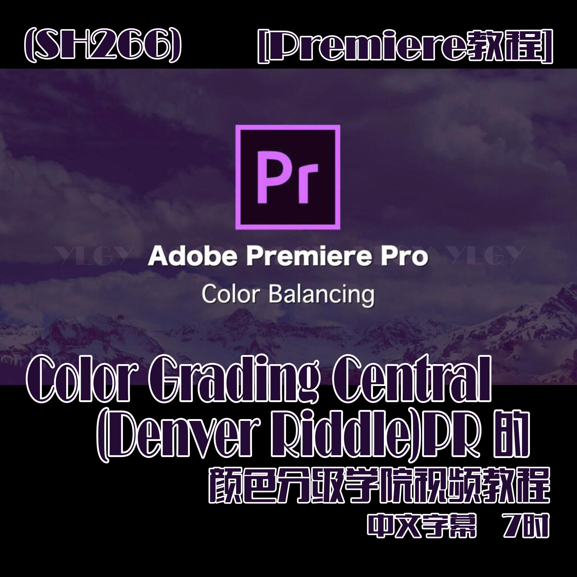 (SH266) 色彩分级中心–丹佛 PR的颜色分级学院教程-中文字幕 7时