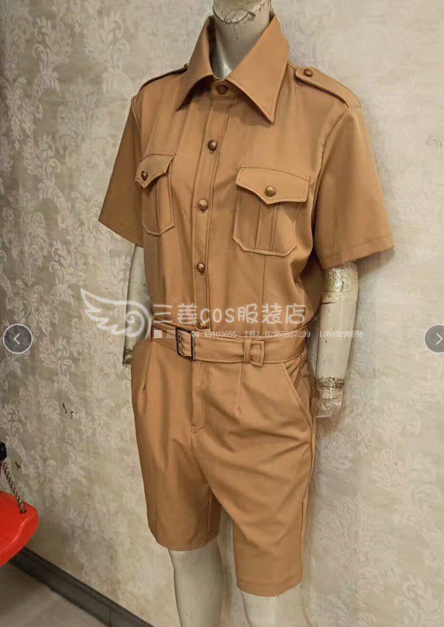 三姜定制  德非洲军团短制   cosplay服装