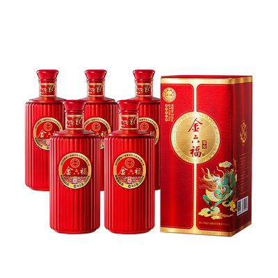 金六福唐蕴50.8度兼香型白酒整箱