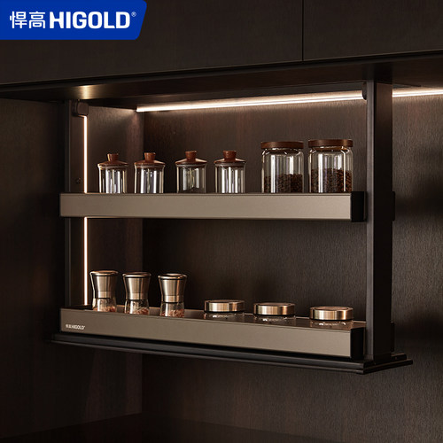 悍高星幕2.0升降机拉篮触摸感应