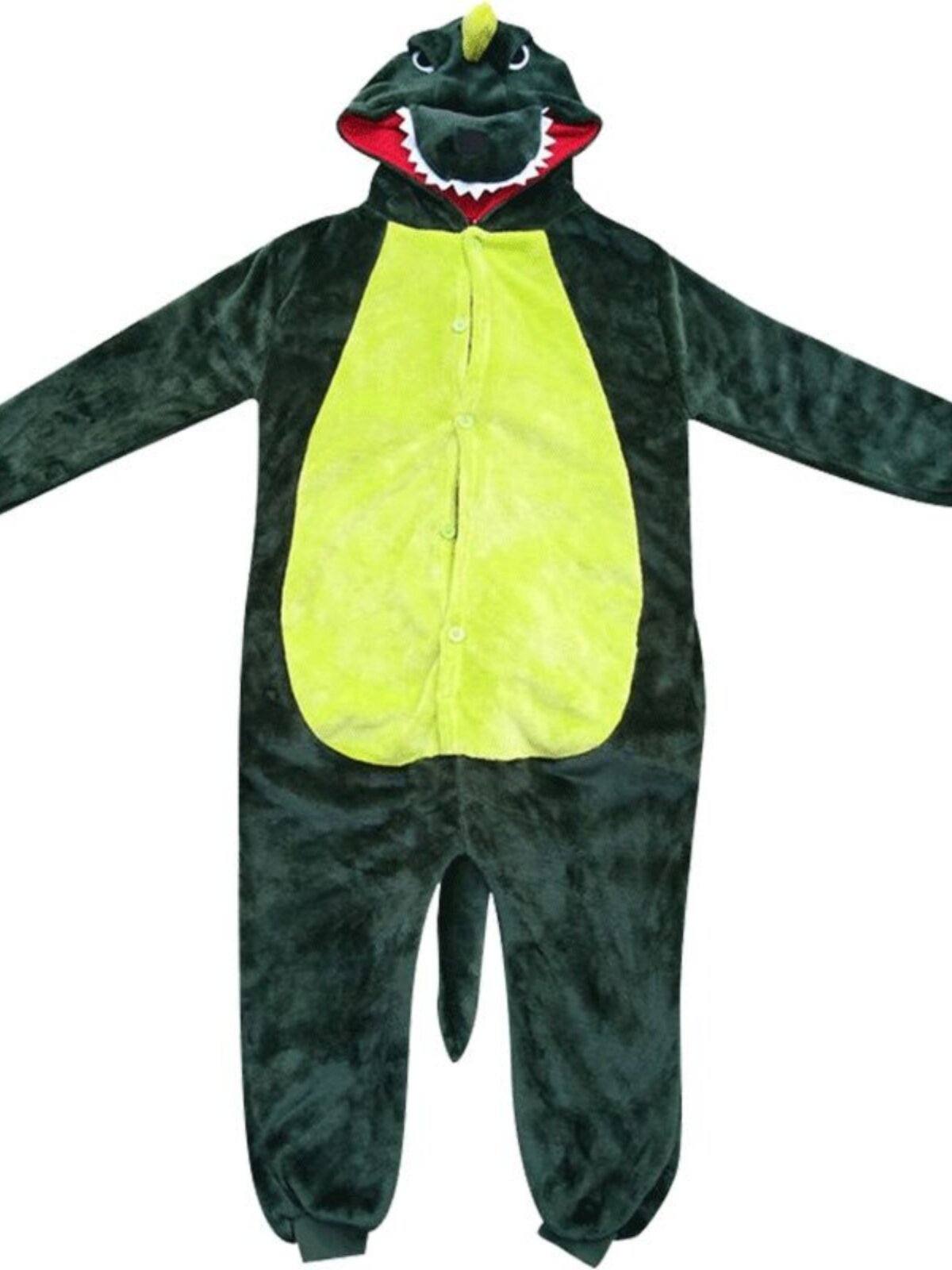 DINOSAUR CLOTHES ONE-PIECE PAJAMAS CHILDRENS AUTUMN AND WINTER CHILDRENS FLANNEL BOY BABY ANIMAL CARTOON GIRL TYRANNOSAURUS REX