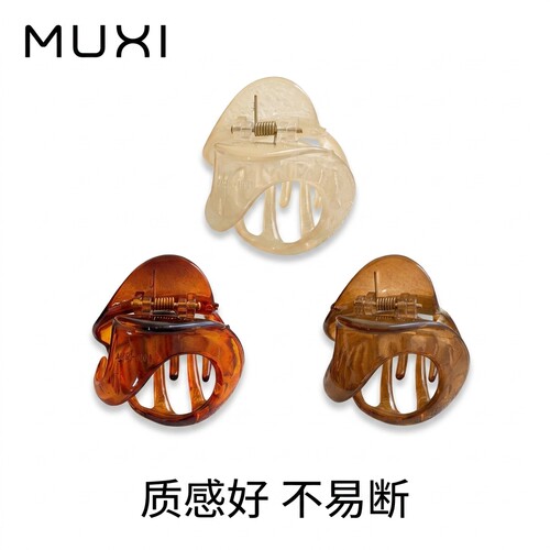 三色可选温柔通勤小号鲨鱼夹