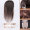 Needle shaped bangs 9 * 1440 cm deep brown