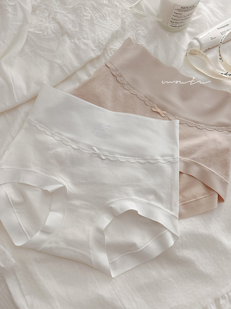 芭蕾风~高腰7A类纯棉抗菌少女生纯色三角内裤简约收腹包臀秋冬,女士内衣/男士内衣/家居服,女三角裤,淘宝优惠券,粉丝福利购,淘宝优惠卷