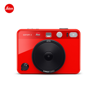 徕卡 Leica SOFORT 红色 拍立得一次成像相机 情人节礼物