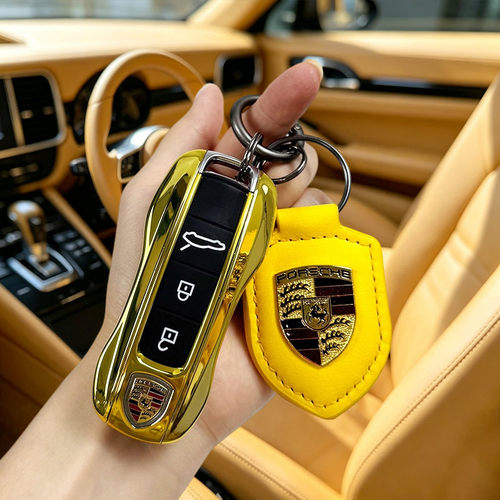 保时捷钥匙壳MacanCayennePanamera718/911GT4 Clubsport替换外壳