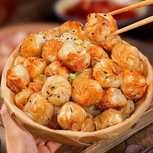 拇指生煎包网红迷你小笼包鲜肉小包子儿童营养早餐速食加热半成品