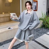 C270-2732-P155-K228春款米呢绒卫衣套装裙，女装套装/套裙，2C270