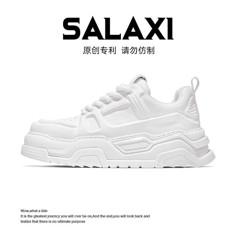 2024新款真皮厚底休闲板鞋