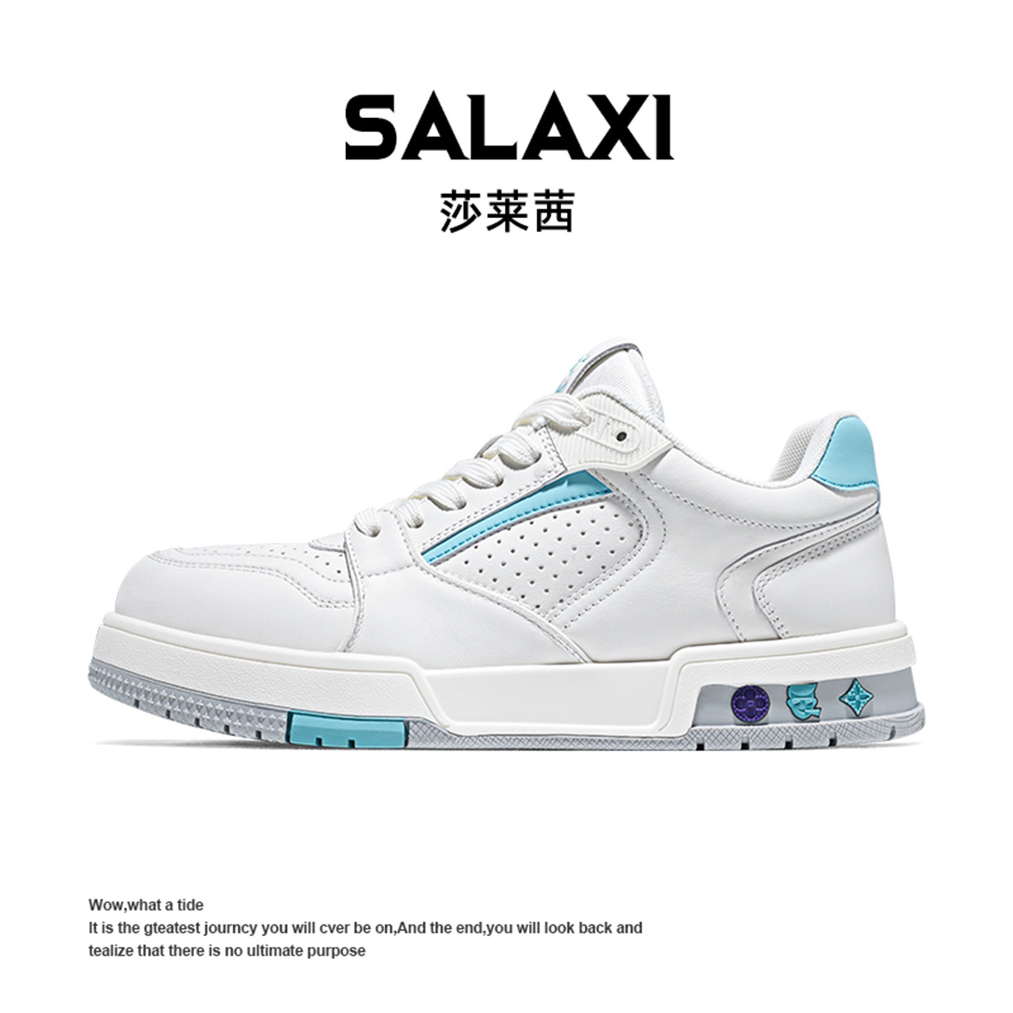 SALAXI莎莱茜老爹鞋男女款夏季厚底运动休闲板鞋潮流百搭舒适透气