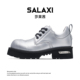 新款 百搭德比鞋 经典 Salaxi莎莱茜春季 复古厚底皮鞋 男潮流时尚 女鞋