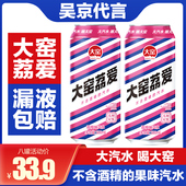 8罐果味 大窑嘉宾荔枝口味碳酸饮品荔枝汽水500毫升 吴京代言