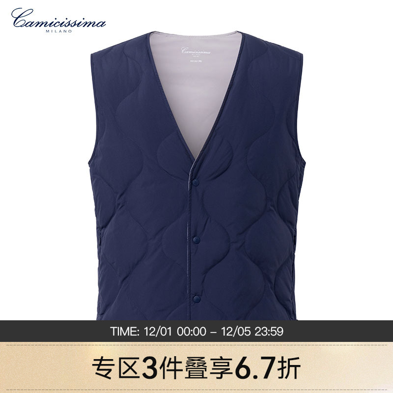 恺米切马甲双面穿羽绒马甲