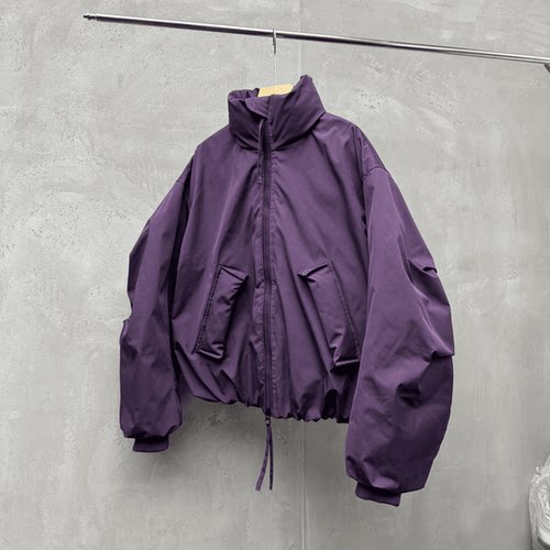 短宽版型基础cleanfit棉衣棉服立领情侣宽松潮流棉袄ins工装棉衣