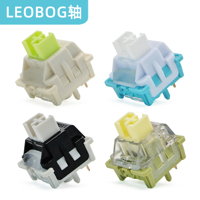 狼蛛LEOBOG洛克线性灰木轴V4麻将音轴V3办公游戏节奏机械轴润