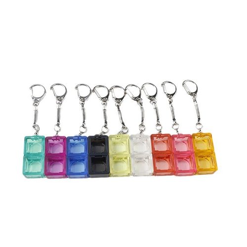 钥匙扣试轴器挂件多孔多色可选