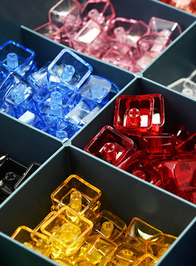 mao高猫形透明机械键盘机械控制器游戏个性替代键帽PC材质多彩