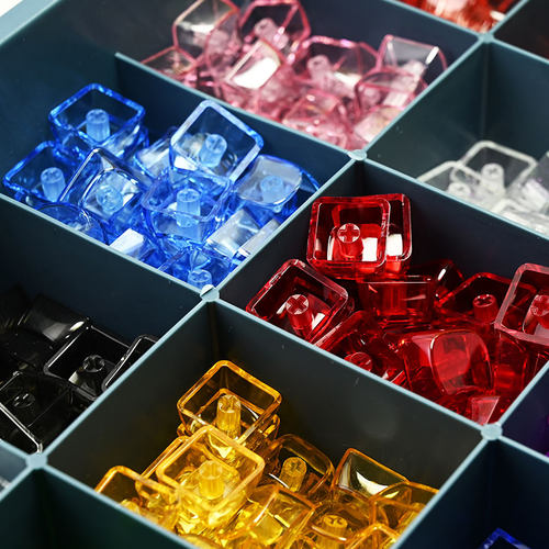 mao高猫形透明机械键盘机械控制器游戏个性替代键帽PC材质多彩