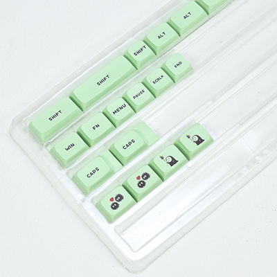 淡绿XDA高热升华PBT增补键帽