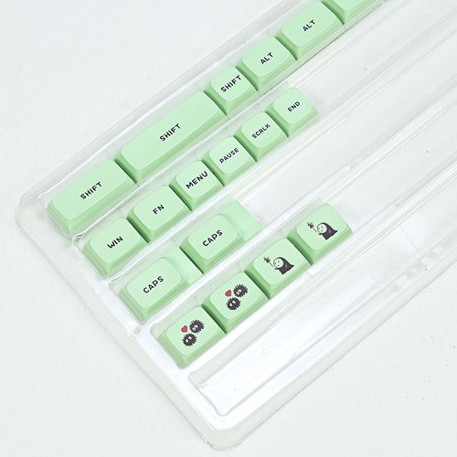 淡绿XDA高热升华PBT增补键帽