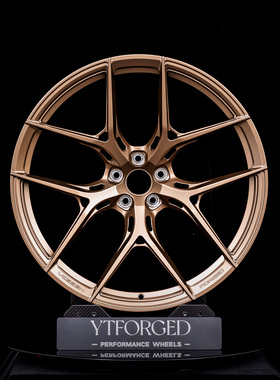 奥迪RS6改装VOSSEN S21-01  22寸特调哑光古铜色 单片式锻造轮毂