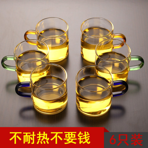 透明茶杯水伴侣耐热玻璃中式