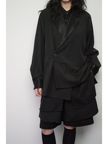 缎面春秋EdenILNya休闲飘逸西服