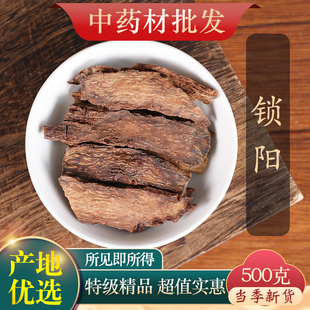 中药材精选锁阳500g克正品金锁阳泡酒料男性滋补锁阳片锁阳粉