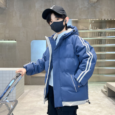 大儿童冬装男童羽绒服加厚
