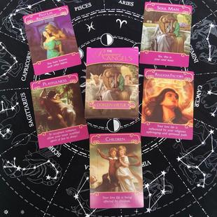 浪漫天使神谕卡RonmanceAngeI罗曼蒂克 英文卡牌桌游