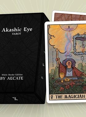 正版 Akashic Eye塔罗牌卡罗牌西颜值桌游卡牌tarot塔luo牌