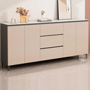 餐边柜靠墙一体储物柜家用客厅实木收纳柜厨房橱柜2025新款 置物柜