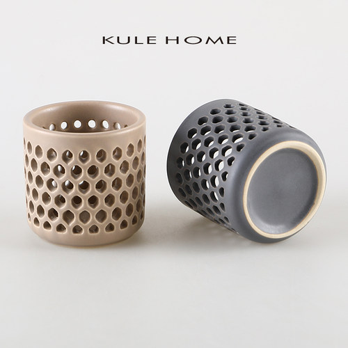 KULEHOME陶瓷笔筒文具