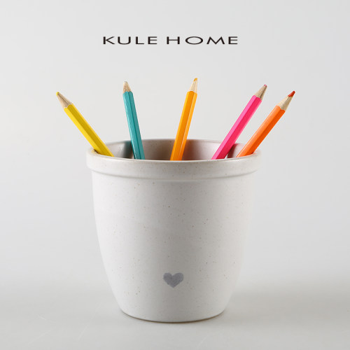 KULEHOME陶瓷笔筒创意