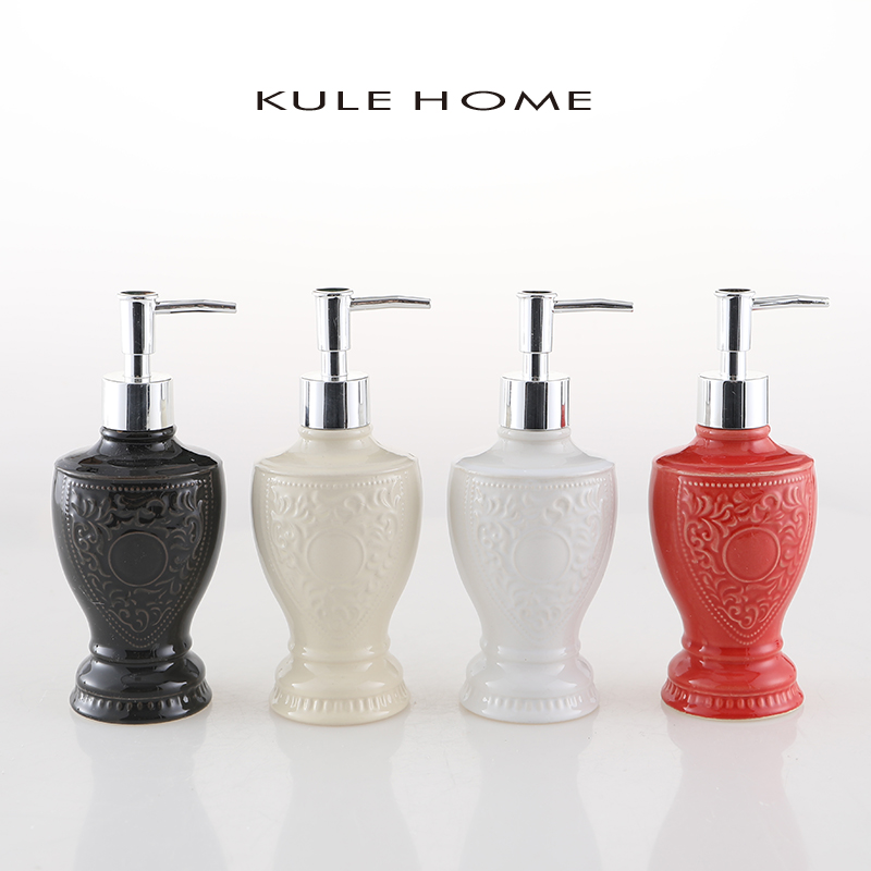 复古风轻奢酒店会所浴室乳液瓶