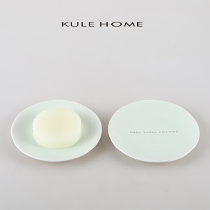 KULEHOME轻奢陶瓷香皂碟