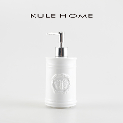 KULEHOME陶瓷洗手液瓶浴室