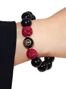 2026年生肖羊本命佛大日如来菩萨朱砂三合安岁鸿运当头手链